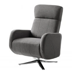 Fauteuil relax Barnett - Modoform - Gris - Tissé à plat - Confort et élégance