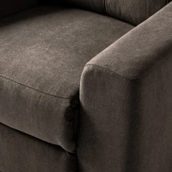 Fauteuil relax Bazaar Modoform - Tissage à plat Gris brun - Confort et Style -Pas Cher Fauteuils Magasin 1000200100 200708 06112200019 DETAILS P000000001000200100