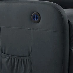 Modoform Fauteuil Relax Bartlett - Microfibre Gris - Confort Ultime et Design Élégant -Pas Cher Fauteuils Magasin 1000200112 200708 06114100037 DETAILS P000000001000200112