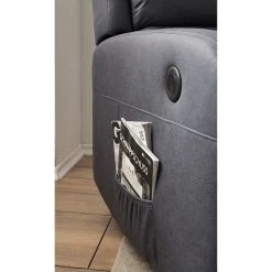 Modoform Fauteuil Relax Bartlett - Microfibre Gris - Confort Ultime et Design Élégant -Pas Cher Fauteuils Magasin 1000200112 200731 14210800012 DETAILS P000000001000200112