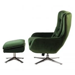 Jack & Alice Fauteuil Bracon en Velours Vert Foncé - Confort et Élégance -Pas Cher Fauteuils Magasin 1000200113 200724 14032900015 DETAILS P000000001000200113