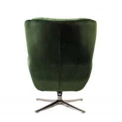Jack & Alice Fauteuil Bracon en Velours Vert Foncé - Confort et Élégance -Pas Cher Fauteuils Magasin 1000200113 200724 14033000016 DETAILS P000000001000200113