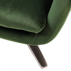 Jack & Alice Fauteuil Bracon en Velours Vert Foncé - Confort et Élégance -Pas Cher Fauteuils Magasin 1000200113 200724 14033200020 DETAILS P000000001000200113