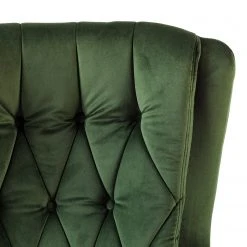 Jack & Alice Fauteuil Bracon en Velours Vert Foncé - Confort et Élégance -Pas Cher Fauteuils Magasin 1000200113 200724 14033300021 DETAILS P000000001000200113