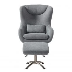 Fauteuil Bergère Fredriks Barnard Gris - Tissé à Plat Confortable et Élégant -Pas Cher Fauteuils Magasin 1000200114 200724 14033400024 DETAILS P000000001000200114