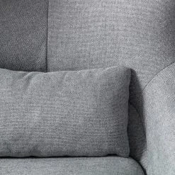 Fauteuil Bergère Fredriks Barnard Gris - Tissé à Plat Confortable et Élégant -Pas Cher Fauteuils Magasin 1000200114 200724 14033900032 DETAILS P000000001000200114