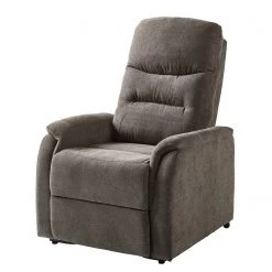 Fauteuil TV Modoform Coroma en Microfibre Gris Foncé - Confort Ultime pour Votre Salon