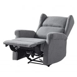 Modoform Relaxsessel Barley - Fauteuil Relax Gris Tissé à Plat - Confort et Style -Pas Cher Fauteuils Magasin 1000200119 200724 14034100035 DETAILS P000000001000200119
