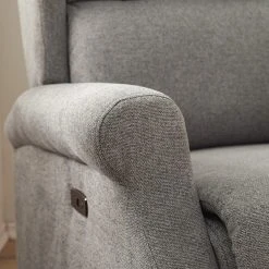 Modoform Relaxsessel Barley - Fauteuil Relax Gris Tissé à Plat - Confort et Style -Pas Cher Fauteuils Magasin 1000200119 200731 14184600004 DETAILS P000000001000200119