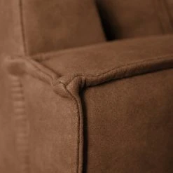 Fauteuil Liel I - Aspect cuir vieilli & Microfibre Priya Cognac | Ars Manufacti -Pas Cher Fauteuils Magasin 1000204757 200227 14444400007 DETAILS P000000001000204757