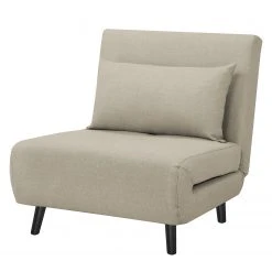Fauteuil Convertible Elands II - Tissu Cappuccino - Confort et Élégance | Mørteens