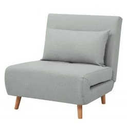 Mørteens Fauteuil convertible Elands - Tissu Nims Gris clair | Fauteuil 1 place confortable et design