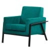 Norrwood Fauteuil Hanko I - Velours Tissu Lito Turquoise - Fauteuil 1 place -Pas Cher Fauteuils Magasin 1000207162 200520 14264500146 IMAGE P000000001000207162