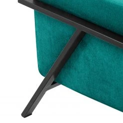 Norrwood Fauteuil Hanko I - Velours Tissu Lito Turquoise - Fauteuil 1 place -Pas Cher Fauteuils Magasin 1000207162 200520 14264500156 DETAILS P000000001000207162
