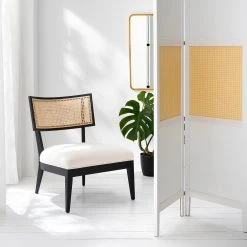 Jack & Alice Fauteuil Burke I - Tissu Crème - Confort et Élégance -Pas Cher Fauteuils Magasin 1000208589 210310 12432700001 MOOD DETAILS P000000001000208589 mood