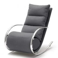 Fauteuil à bascule Fredriks Fox en tissu structuré gris - Confort et élégance -Pas Cher Fauteuils Magasin 1000208768 201204 11273800020 DETAILS P000000001000208768