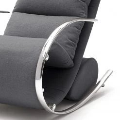 Fauteuil à bascule Fredriks Fox en tissu structuré gris - Confort et élégance -Pas Cher Fauteuils Magasin 1000208768 201204 11273800023 DETAILS P000000001000208768
