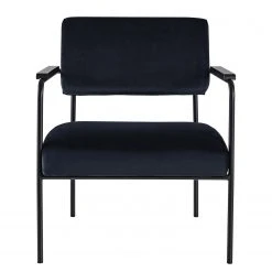 Mørteens Fauteuil Narpes Velours Bleu Foncé - Confort et Élégance pour Votre Salon -Pas Cher Fauteuils Magasin 1000208971 210203 15364600010 DETAILS P000000001000208971