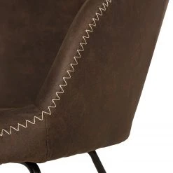 Mørteens Fauteuil à Bascule Kumia I - Cuir Vieilli Marron - Confort Élégant -Pas Cher Fauteuils Magasin 1000208983 210302 06065700008 DETAILS P000000001000208983