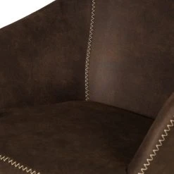 Mørteens Fauteuil à Bascule Kumia I - Cuir Vieilli Marron - Confort Élégant -Pas Cher Fauteuils Magasin 1000208983 210302 06065700009 DETAILS P000000001000208983