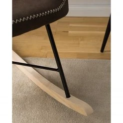 Mørteens Fauteuil à Bascule Kumia I - Cuir Vieilli Marron - Confort Élégant -Pas Cher Fauteuils Magasin 1000208983 210426 12270700007 DETAILS P000000001000208983