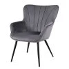 Mørteens Fauteuil Boltby I - Velours Anthracite - Confort Intemporel -Pas Cher Fauteuils Magasin 1000209128 200415 11581800002 IMAGE P000000001000209128