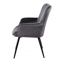 Mørteens Fauteuil Boltby I - Velours Anthracite - Confort Intemporel -Pas Cher Fauteuils Magasin 1000209128 200415 11582200006 DETAILS P000000001000209128