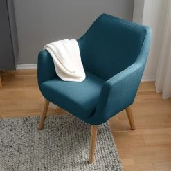 Fauteuil 1 place Mørteens Nicholas - Tissu Bleu jean - Confort et Style -Pas Cher Fauteuils Magasin 1000213140 201204 06191000003 MOOD DETAILS P000000001000213140 mood