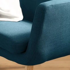 Fauteuil 1 place Mørteens Nicholas - Tissu Bleu jean - Confort et Style -Pas Cher Fauteuils Magasin 1000213140 201204 06191900013 DETAILS P000000001000213140