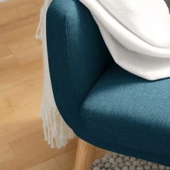 Fauteuil 1 place Mørteens Nicholas - Tissu Bleu jean - Confort et Style -Pas Cher Fauteuils Magasin 1000213140 201204 06191900014 DETAILS P000000001000213140