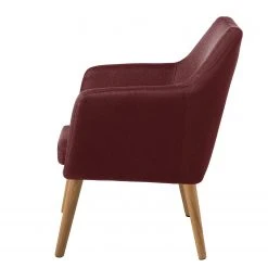 Mørteens Fauteuil Nicholas - Fauteuil 1 place en tissu rouge foncé, design confortable -Pas Cher Fauteuils Magasin 1000213141 201204 06192500021 DETAILS P000000001000213141