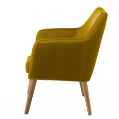 Fauteuil Nicholas Mørteens - Tissu Jaune Curry - Confort et Élégance -Pas Cher Fauteuils Magasin 1000213182 201204 06194100037 DETAILS P000000001000213182
