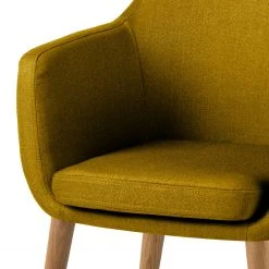 Fauteuil Nicholas Mørteens - Tissu Jaune Curry - Confort et Élégance -Pas Cher Fauteuils Magasin 1000213182 201204 06194400040 DETAILS P000000001000213182