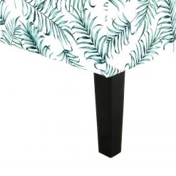 Kayoom Chaises capitonnées Indira V en Tissu et Hêtre massif, Noir/Vert et blanc | Fauteuils 1 place -Pas Cher Fauteuils Magasin 1000214195 200529 06042700134 DETAILS P000000001000214195