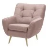Fredriks Fauteuil Sawston I - Velours - Mauve | Fauteuil 1 place confortable et élégant -Pas Cher Fauteuils Magasin 1000215354 201209 18162500268 IMAGE P000000001000215354