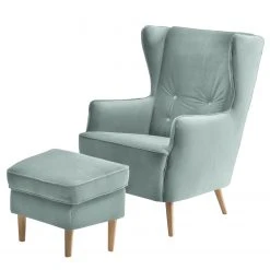 Fredriks Fauteuil Bergère Bonham I - Bleu Pastel | Confort et Élégance