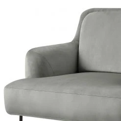Fredriks Fauteuil Bleecker - Velours Gris, Fauteuil 1 Place Confortable et Élégant -Pas Cher Fauteuils Magasin 1000216232 210107 16315400284 DETAILS P000000001000216232
