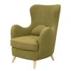 Fauteuil Moulton - Tissu structuré Talta Vert olive | Fauteuil 1 place confortable -Pas Cher Fauteuils Magasin 1000224291 200916 14012800524 IMAGE P000000001000224291