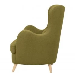 Fauteuil Moulton - Tissu structuré Talta Vert olive | Fauteuil 1 place confortable -Pas Cher Fauteuils Magasin 1000224291 200916 14012800527 DETAILS P000000001000224291