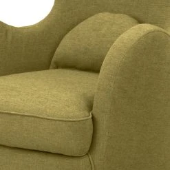 Fauteuil Moulton - Tissu structuré Talta Vert olive | Fauteuil 1 place confortable -Pas Cher Fauteuils Magasin 1000224291 200916 14012900529 DETAILS P000000001000224291