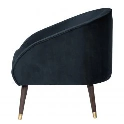 Ridgevalley Fauteuil Volonne - Velours Ravi Bleu foncé | Fauteuil 1 place élégant et confortable -Pas Cher Fauteuils Magasin 1000227292 210319 14051900040 DETAILS P000000001000227292