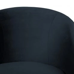 Ridgevalley Fauteuil Volonne - Velours Ravi Bleu foncé | Fauteuil 1 place élégant et confortable -Pas Cher Fauteuils Magasin 1000227292 210319 14052000042 DETAILS P000000001000227292