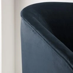 Ridgevalley Fauteuil Volonne - Velours Ravi Bleu foncé | Fauteuil 1 place élégant et confortable -Pas Cher Fauteuils Magasin 1000227292 210325 06594200027 DETAILS P000000001000227292