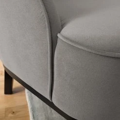 Ridgevalley Fauteuil Voiteur - Microfibre Sela Gris, Fauteuil 1 Place Confortable et Élégant -Pas Cher Fauteuils Magasin 1000227385 210506 10191200072 DETAILS P000000001000227385