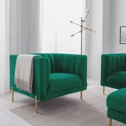 Fauteuil Borlo - Vert foncé | Fauteuil 1 place design | Jack & Alice -Pas Cher Fauteuils Magasin 1000227603 210702 06194400070 MOOD DETAILS P000000001000227603 mood