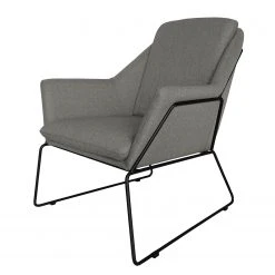 Fauteuil Belval - Tissu Saba Gris Clair | Confort et Élégance | ars manufacti