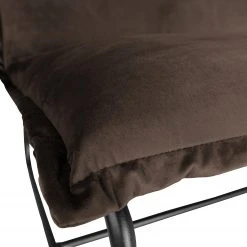 Fauteuil Mazac Velours Ravi Marron foncé - Confort moderne et élégance -Pas Cher Fauteuils Magasin 1000231850 210205 07311600225 DETAILS P000000001000231850