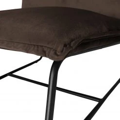 Fauteuil Mazac Velours Ravi Marron foncé - Confort moderne et élégance -Pas Cher Fauteuils Magasin 1000231850 210205 07311800226 DETAILS P000000001000231850