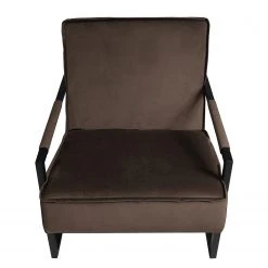 Fauteuil Novella - Velours Ravi Marron foncé | Confort et Élégance | Ars Manufacti -Pas Cher Fauteuils Magasin 1000231867 210205 07352100353 DETAILS P000000001000231867