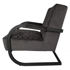 Fauteuil Liez en Velours Ravi Gris - Confort et Élégance | ars manufacti -Pas Cher Fauteuils Magasin 1000231882 210205 07402300507 DETAILS P000000001000231882